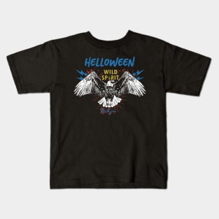 helloween wild spirit Kids T-Shirt